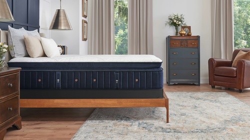 SF Reserve mattress in styled room side profile Mobile