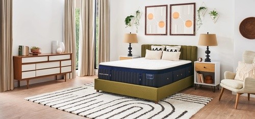 SF mattress in styled room