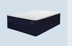 9" flat foundation with a Stearns & Foster mattress