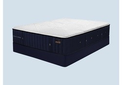 9" flat foundation with a Stearns & Foster mattress